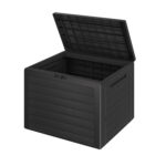 Baule da giardino Lille antracite 78x43,8x55cm