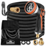 Tubo per irrigazione nero 7,5m flessibile