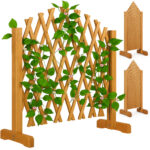 Traliccio per rampicante 2 pz marrone 200x107cm - immagine 2