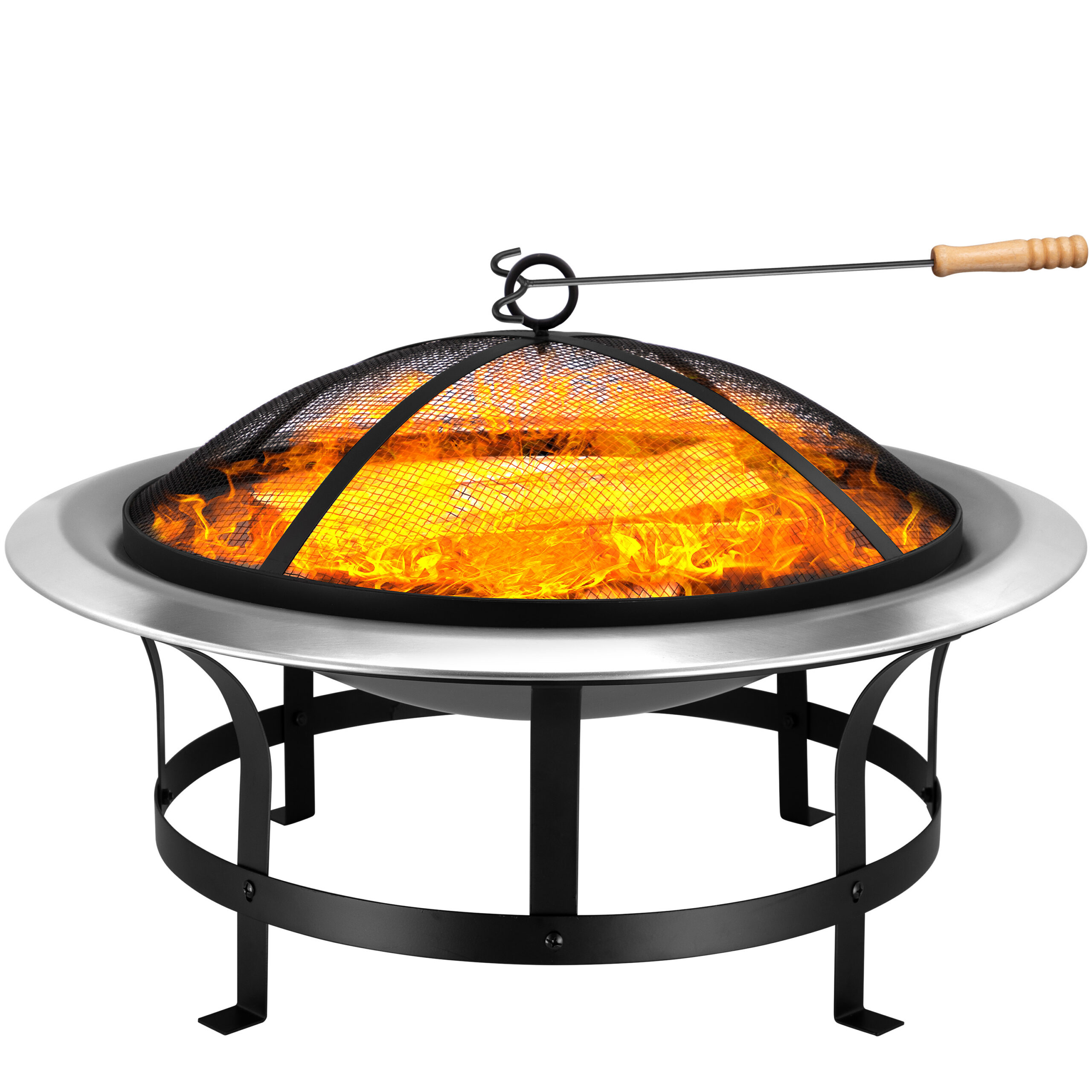 01_4_101097_on_fs-m_amz_high.jpg Braciere da giardino rotonda in acciaio inox Ø75cm - immagine 1