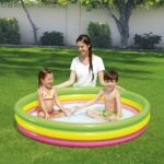 BESTWAY - Piscina gonfiabile colorata per bambini Summer - diametro 152x30 cm - immagine 2