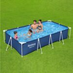 BESTWAY - Piscina Fuori Terra Rettangolare Steel Pro Frame - altezza 81x400x211 cm - immagine 5