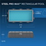 BESTWAY - Piscina Fuori Terra Rettangolare Steel Pro MAX™ - altezza 100x404x201 cm - immagine 8