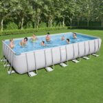 BESTWAY - Piscina fuori terra Rettangolare Power Steel - altezza 132x732x366 cm - immagine 2