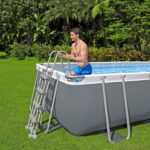 BESTWAY - Piscina Fuori Terra Rettangolare Bestway Steel Pro MAX™ - altezza 122x488x244 cm - immagine 7