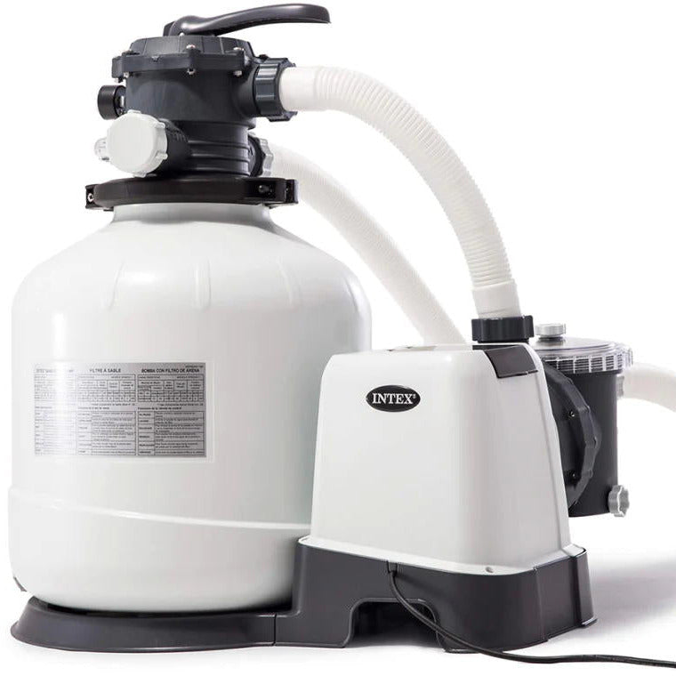 0230126652.jpg INTEX - Pompa filtro a sabbia Krystal Clear per piscine fuori terra 12000 litri/ora - immagine 1