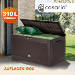 Baule da giardino Matuba marrone 119x48x60cm - immagine 2