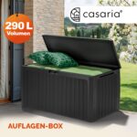 Baule da giardino Board Plus antracite 116x47x60cm - immagine 2