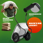 Carriola in  acciaio zincato 150 kg 100 litri - immagine 2