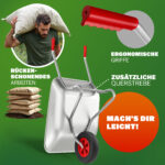 Carriola da giardino 80L/100kg - immagine 2