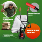 Carriola in acciaio zincato 100L - immagine 2