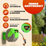 Avvolgitubo da giardino 30m automatico - immagine 4