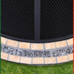 Braciere da giardino Fuego nero motivo a mosaico Ø76cm - immagine 2