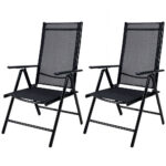 Set 2x Sedie da giardino Bern antracite