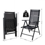 Set 2x Sedie da giardino Bern antracite - immagine 2