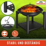 Braciere da giardino acciaio inox Ø55cm - immagine 3