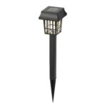 DICTROLUX - Lampada Solare Led da giardino con picchetto h32 cm