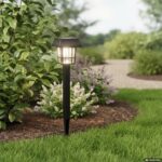 DICTROLUX - Lampada Solare Led da giardino con picchetto h32 cm - immagine 2