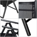 Set 2x Sedie da giardino Bern antracite - immagine 4