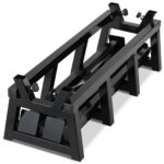 Cavalletto taglio legna metallo nero 400kg - immagine 2
