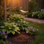 DICTROLUX - Lampada Solare Led da giardino Uccellino Decorativo h80 cm - immagine 2