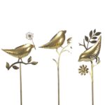 DICTROLUX - Lampada Solare Led da giardino Uccellino Decorativo h80 cm - immagine 3