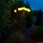DICTROLUX - Lampada Solare Led Effetto Soffione h71 cm - immagine 2