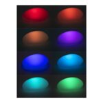 DICTROLUX - Lampada Solare Led Multicolor da esterno con telecomando MooNy 30x22,5 cm - immagine 4