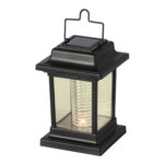 DICTROLUX - Lampada Solare LED da giardino Luce Calda h14 cm