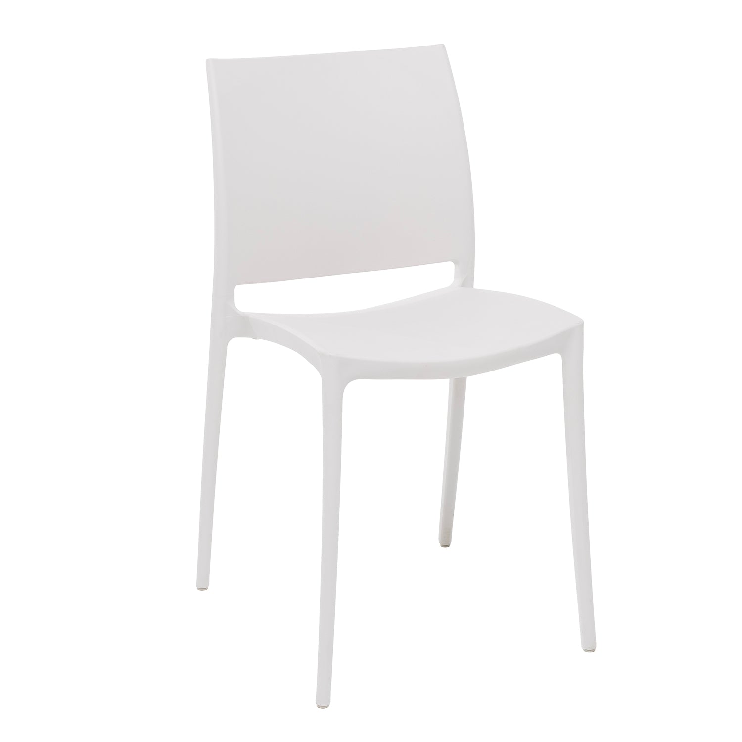 614915-01_bec02d10-5404-4a17-8c7a-8df3e606f4f3.jpg VESTIAMO CASA GIARDINO - Sedia da giardino in Polipropilene Bianca con Protezione UV - h78,5x49x38 cm - immagine 1