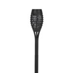 DICTROLUX - Lampada Solare Led da giardino Effetto Torcia Luce Calda - h50 cm diametro 5 cm