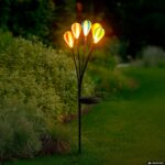DICTROLUX - Lampada Solare Led da giardino Mongolfiere h71 cm - immagine 2