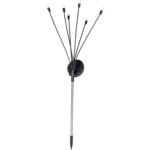 DICTROLUX - Luce Solare a forma di Lucciola da esterno - con 6 Led Lampade Solari Luce Calda