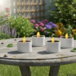 DICTROLUX - Set 4 Candele Solari Led Effetto Fiamma - immagine 2