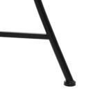 VESTIAMO CASA - Tavolo Rettangolare in metallo nero con top maioliche Blu - h75x120x80 cm - immagine 5