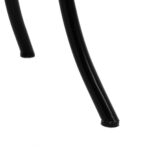 VESTIAMO CASA - Tavolo Tondo in metallo nero con top maioliche - h75 cm diametro 90 cm - immagine 4