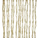 VESTIAMO CASA GIARDINO - Tenda a Fili con Supporto in Legno h240x120 cm - immagine 2