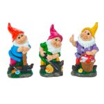 GT - Statua da giardino Gnomo - h28x14x12 cm - immagine 3