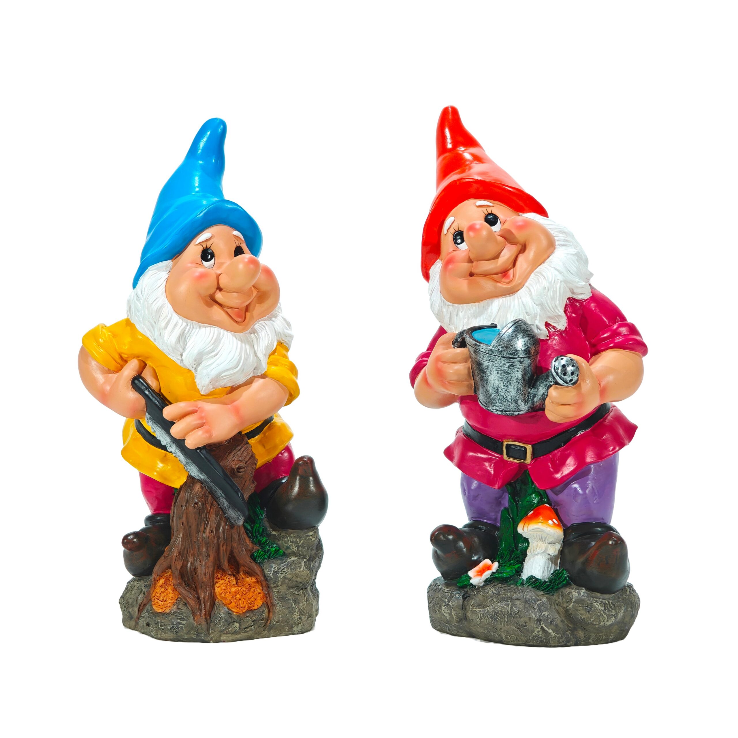 668403.jpg GT - Statua da giardino Gnomo - h41x18x16 cm - immagine 1