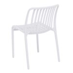 VESTIAMO CASA GIARDINO - Sedia da giardino in Polipropilene Bianca - h79x42x42 cm - immagine 4