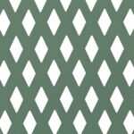 VESTIAMO CASA GIARDINO - Set giardino Bistrot Tavolo rotondo 60 cm e 2 sedie pieghevoli in metallo Verde Design Liberty - immagine 7
