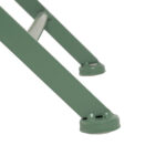 VESTIAMO CASA GIARDINO - Set giardino Bistrot Tavolo rotondo 60 cm e 2 sedie pieghevoli in metallo Verde Design Liberty - immagine 6
