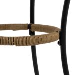 VESTIAMO CASA GIARDINO - Set da giardino Tavolo con 2 Sedie in Metallo e Rattan - immagine 5