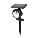 DICTROLUX - Faretto Solare Led da giardino Luce Fredda 5W con Sensore di Movimento