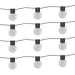 DICTROLUX - Catena Luminosa Solare 20 Lampadine LED Luce Calda da Esterno - immagine 3