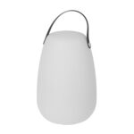 DICTROLUX - Lampada Solare Led Multicolor da esterno con Maniglia MooNy - h41 cm diametro 23 cm