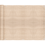VESTIAMO CASA GIARDINO - Telo frangivista beige per balcone e ringhiera h85x500cm