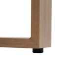 VESTIAMO CASA GIARDINO - Set Salotto da giardino 4 pezzi in Alluminio Effetto legno, Tavolino in vetro e Cuscini Antracite Design Moderno - immagine 8