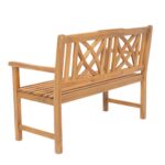 VESTIAMO CASA GIARDINO - Panchina da Giardino in Legno di Acacia - h91x120x62 cm - immagine 5