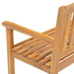 VESTIAMO CASA GIARDINO - Panchina da Giardino in Legno di Acacia - h91x120x62 cm - immagine 6